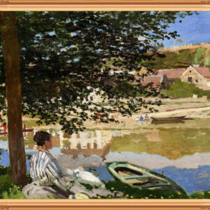 Monet-On the Bank of the Seine Bennecourt